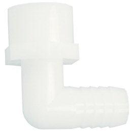DCI 0967 1/2" FPT x 1/2" Barb Elbow Adapter, Plastic