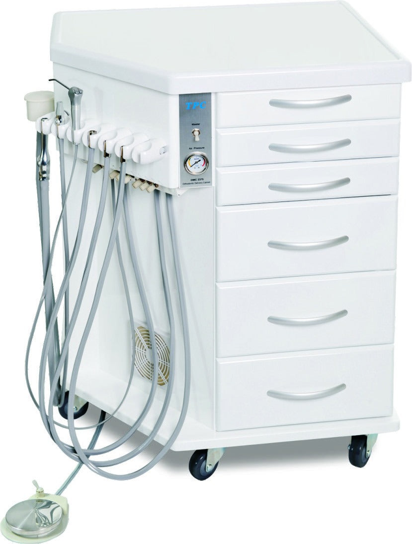 TPC Dental OMC-2375 Orthodonic Mobile Delivery Cabinet with Warranty