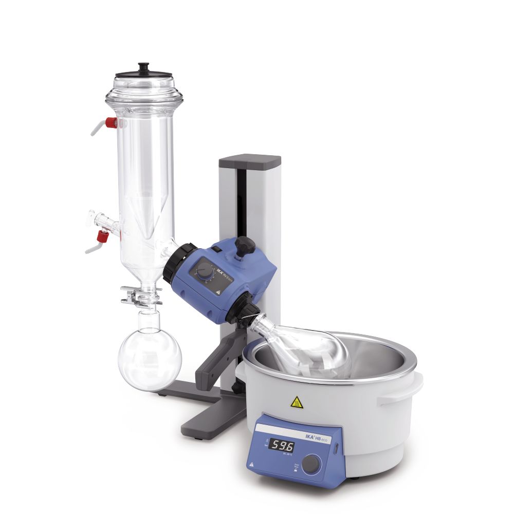 IKA 10003495 RV 3 with Dry Ice Condenser, Coated Rotary Evaporator
