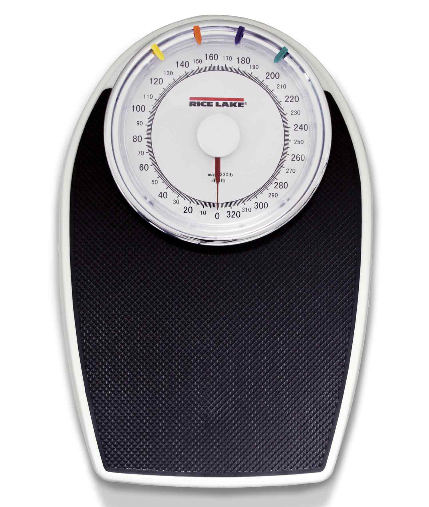 Rice Lake 110592 330lb x 1.0lb, RL-330HHL Mechanical Floor Dial Home Health Scale with 1 year Warranty