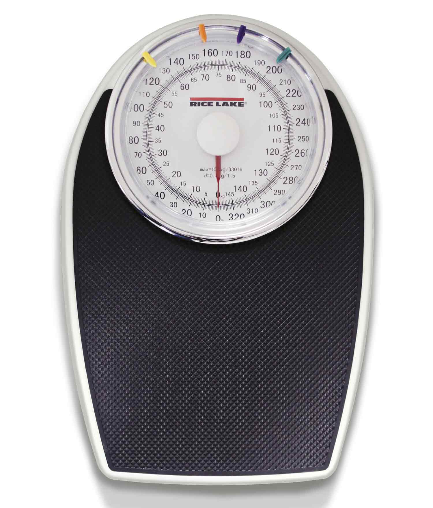 Rice Lake 113500 330lb x 1.0lb, RL-330HHD Mechanical Floor Dial Home Health Scale with 1 year Warranty