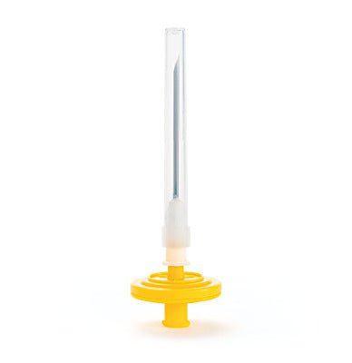 sartorius Minisart Syringe Filter, Polytetrafluorethylene (PTFE), Pore Size 0.2 µm, Ethylene Oxide, Female Luer Lock, Needle (38 × 1.7 mm), Pack Size 50