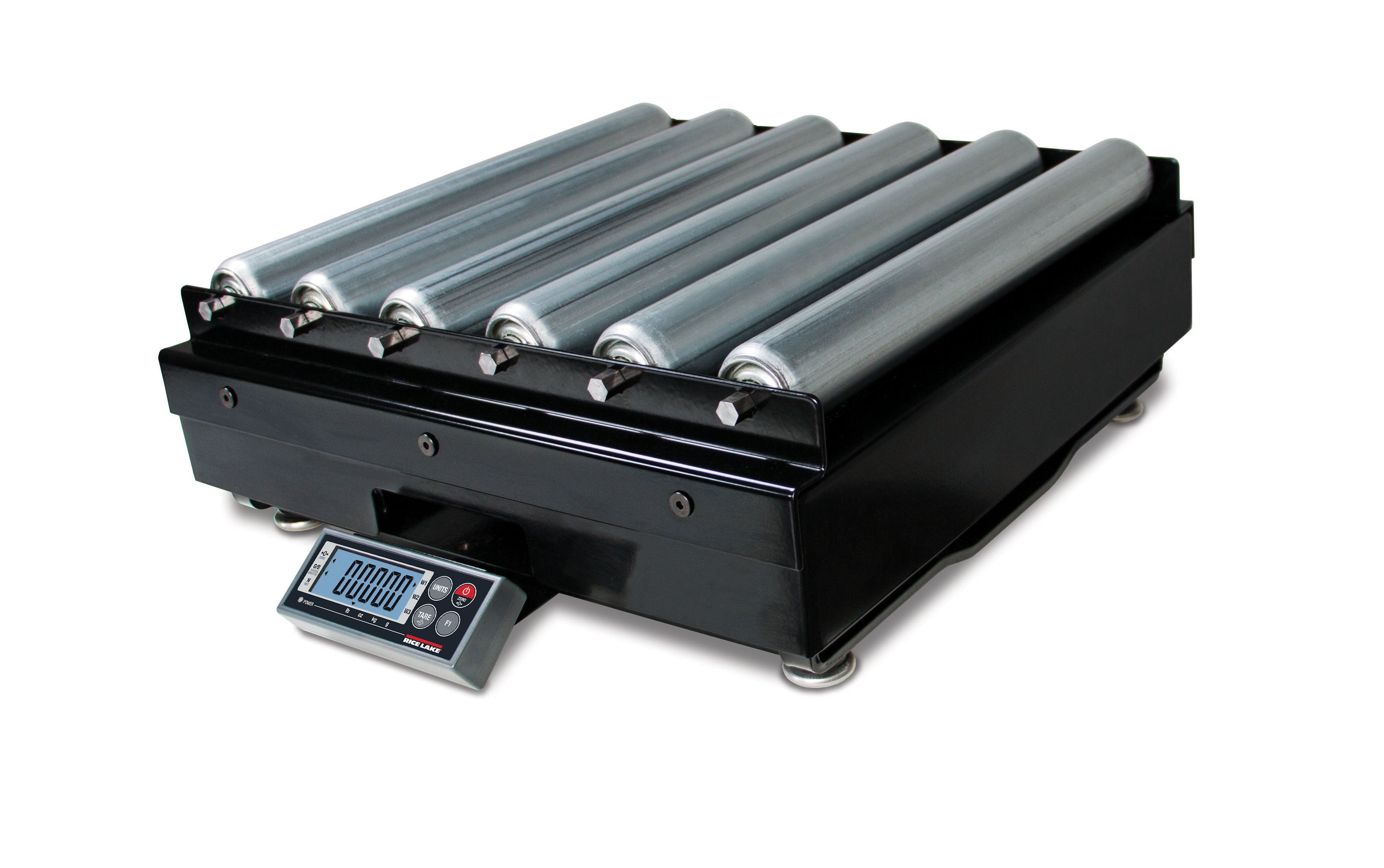 Rice Lake 182386 300 x 0.1 lb/150 x 0.05kg, BP 1818-150S Shipping Digital Scale, Roller Conveyor Top with 2 years Warranty