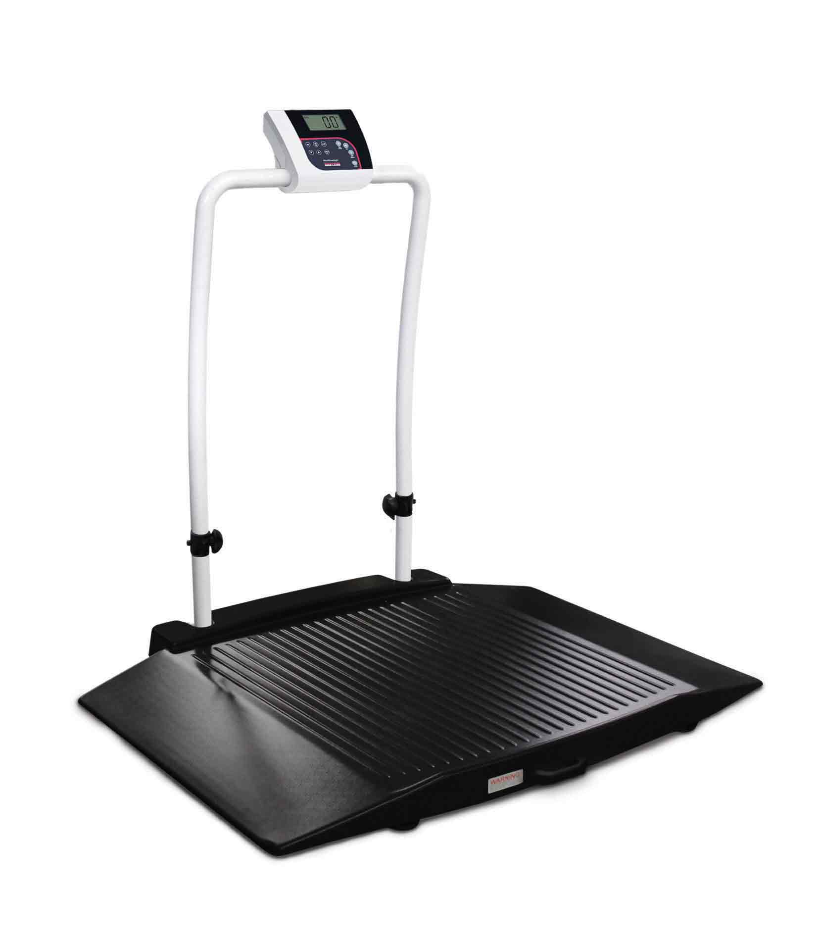 Rice Lake 194736 1000lb x 0.2lb, 350-10-3BLE Dual-ramp Wheelchair Scale with 2 years Warranty