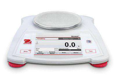OHAUS Scout STX1202 Capacity 1200g Portable Balance Scale 2 Year Warranty