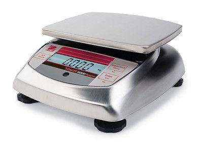 OHAUS VALOR V31X3 3000g 1g STAINLESS STEEL COMPACT PRECISION FOOD SCALE WRNTY