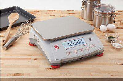 OHAUS VALOR V71P6T 6000g 0.2g FOOD PORTIONING COMPACT BENCH SCALE 2WARRANTY NTEP