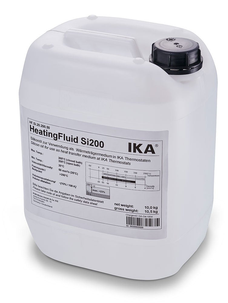 IKA 20003520 Hf.Si.20.200.50, Heating fluid based on Silicon oil, 10 kg