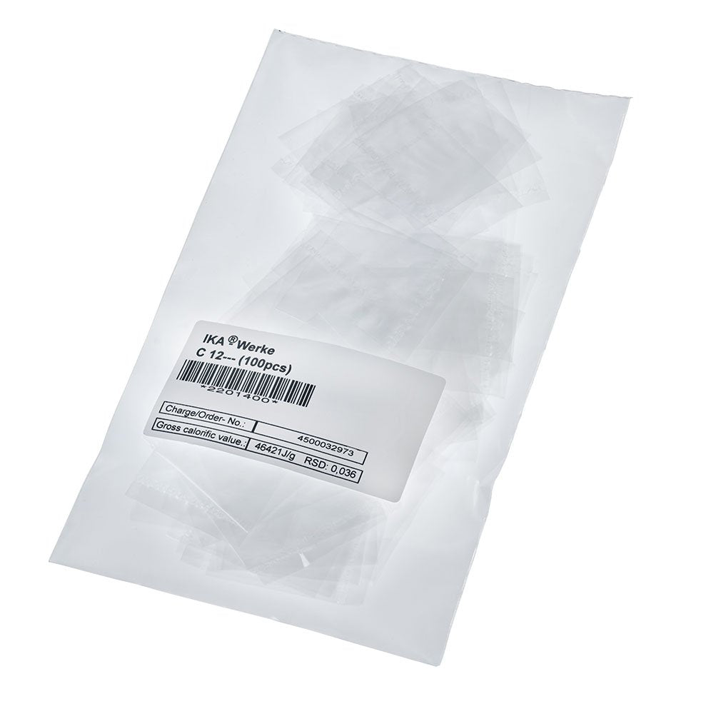 IKA 2201400 C 12 Combustion Bags 40 X 35 mm, 0.015 kg