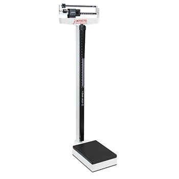 Detecto 2391 Physician's Scale, Weigh Beam, 200 kg x 100 g, Height Rod