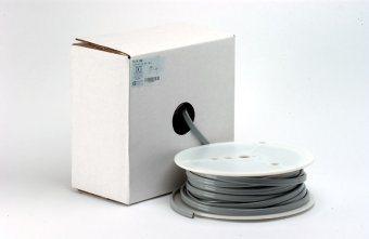 DCI 252B 2 Hole, FC Tubing, Vinyl Asepsis Gray, Box of 100ft