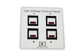 DCI 2904 Low Voltage Control Panel, Quad Switch