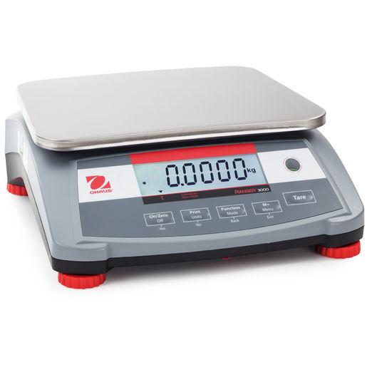 Ohaus R31P1502 Ranger 3000 1.5 kg (3 lb) Capacity, 0.05 g (0.0001 lb) Readability, Compact Bench Scale with Warranty