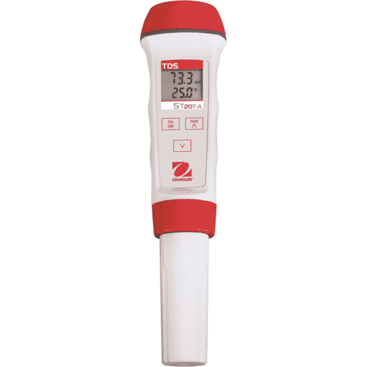 Ohaus ST20T-A TDS pen meter, measurement range 0.0 - 100mg/L, temperature display