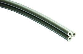 DCI 332R 3 Hole, Syringe Tubing, Straight Gray, Roll of 100ft
