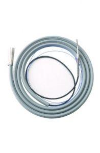 DCI 453 Fiber Optic Tubing with Ground Wire, 7' Tubing, 10' Bundle, Gray