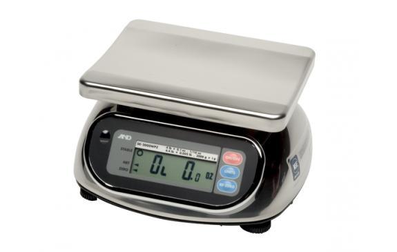 A&D Weighing SK-10KWP Washdown Compact Scale, 22lb x 0.01lb, Legal for Trade with Warranty