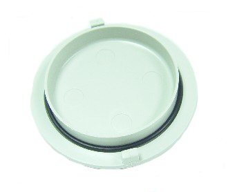 DCI 5866 Vacuum Canister Cap with O-ring, Bracket Mounted, Gray