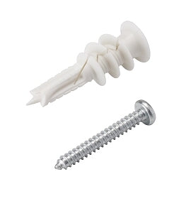 DCI 6815 Wall Anchors with Screws, Nylon, Package of 25