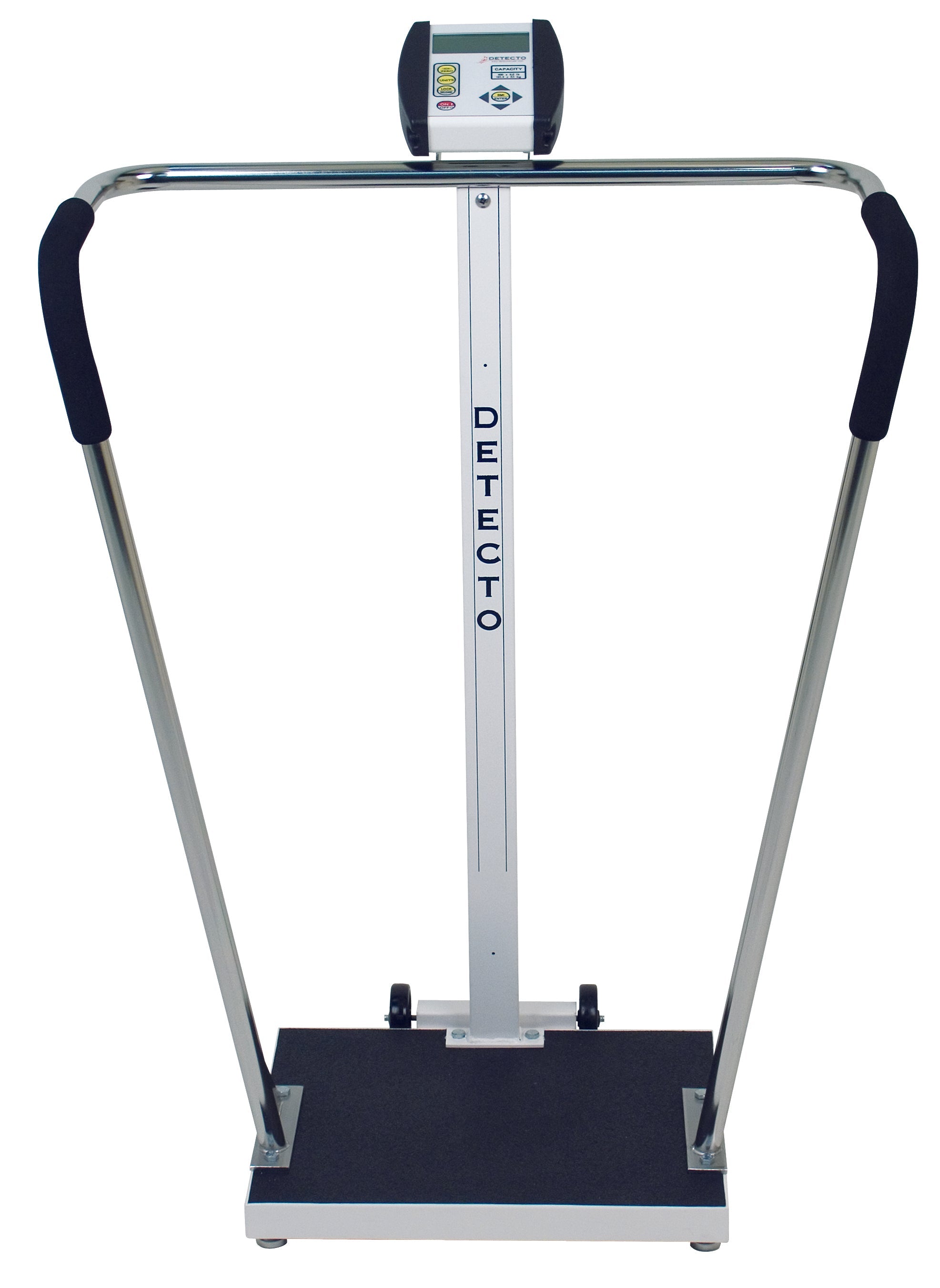 Detecto 6855 Bariatric Scale, Digital, 600 lb x .2 lb / 270 kg x .1 kg, 18" x 14" Platform