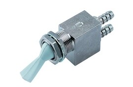DCI 7169 Toggle Valve, Momentary, Rear Ported, 2-Way, Gray