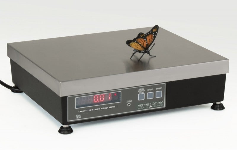 Pennsylvania Scale Company 7300-10 DC, 10 x 0.001 lb, Standard 7300 Count Weigh Scale with Built In Rechargeable Battery Option with 4 Year Warranty