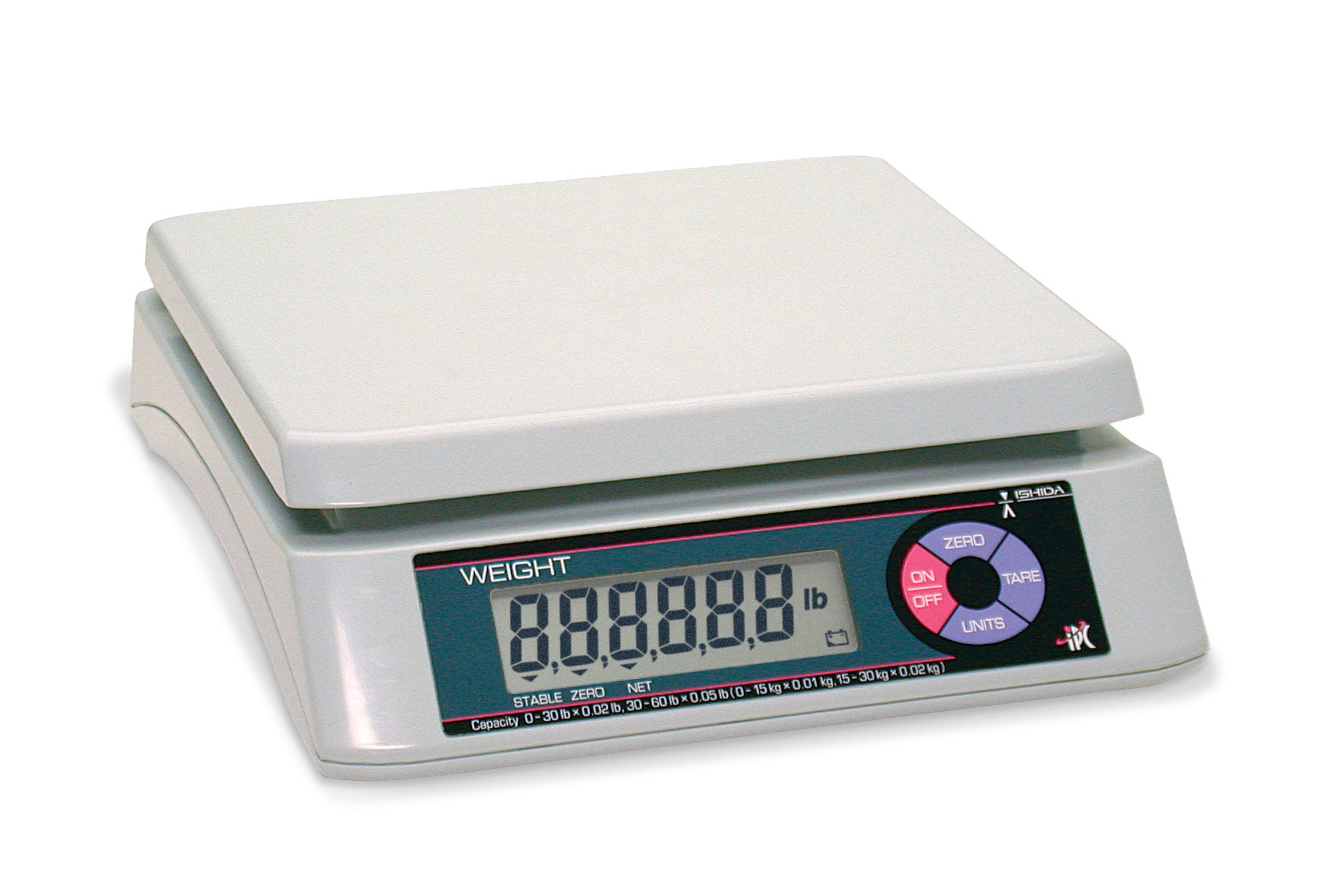 Rice Lake 75455 Ishida IPC 15lb Single Display, Portable Bench Scale with 1 year Warranty