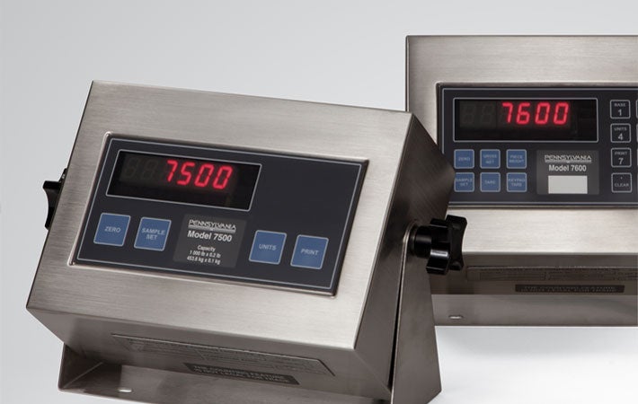 Pennsylvania Scale Company 7600/4 DCR, 7600 Count Weigh Indicator with DC Relay 24 VDC with 4 Year Warranty