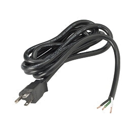DCI 9285 Power Cord, Straight, #16 Gauge, Bare Wires