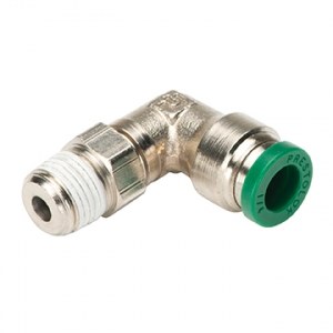 DCI 9341 Fittings, 1/8 NPT x 1/4 Push In Poly, Elbow
