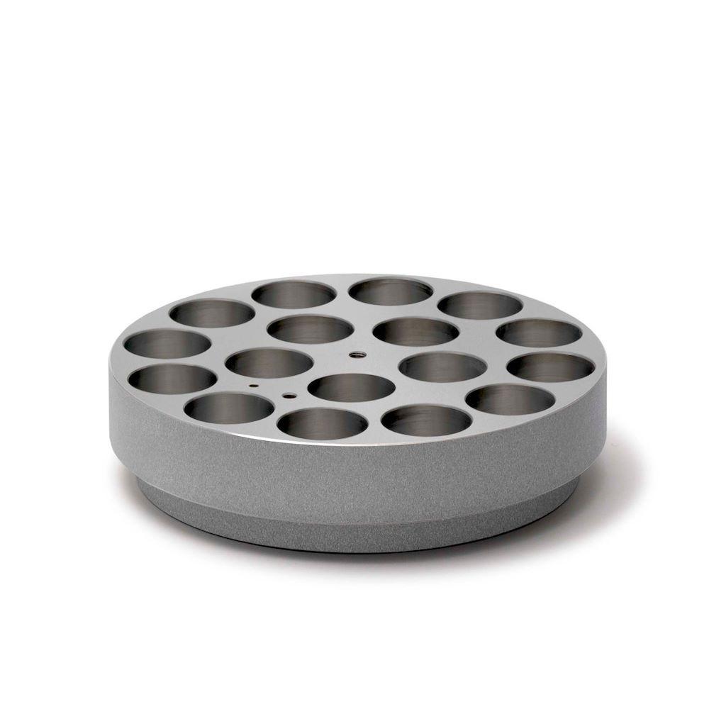 Velp Scientifica A00000338 Heating Magnetic Stirrers Mono Aluminum Block, 17 Positions, Ø28 x h 24 mm