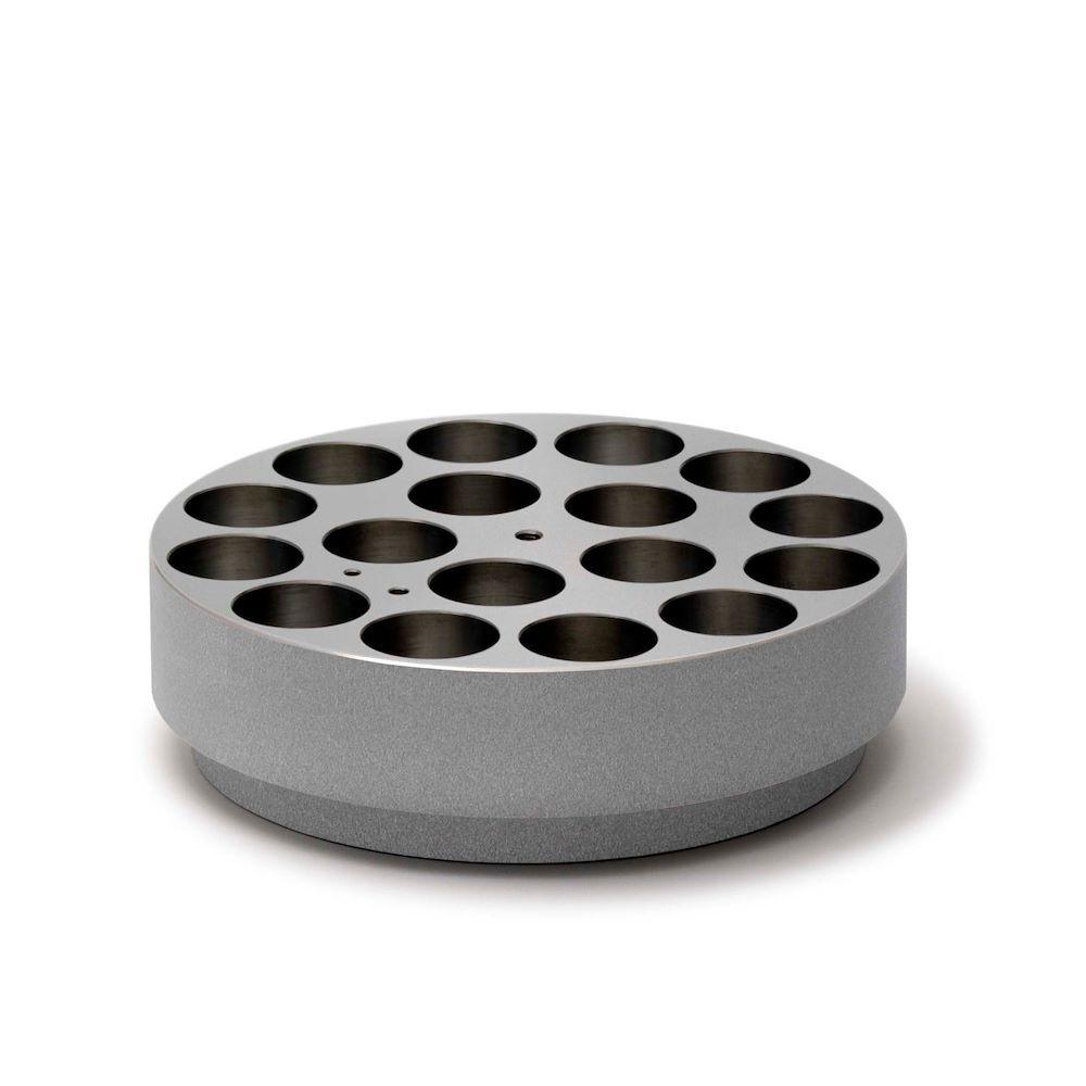 Velp Scientifica A00000339 Heating Magnetic Stirrers Mono Aluminum Block, 17 Positions, Ø28 x h 30 mm