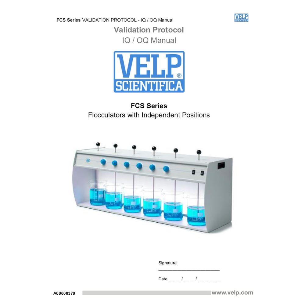 Velp Scientifica A00000379 IQ/OQ FC4S - FC6S Flocculator Manual