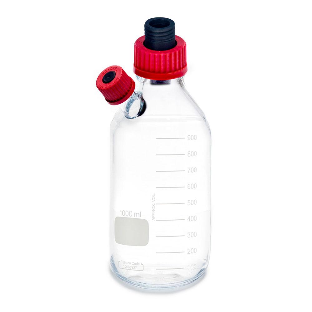 Velp Scientifica A00000410 Complete Denitrification Glass Bottle with 2 Necks BMP