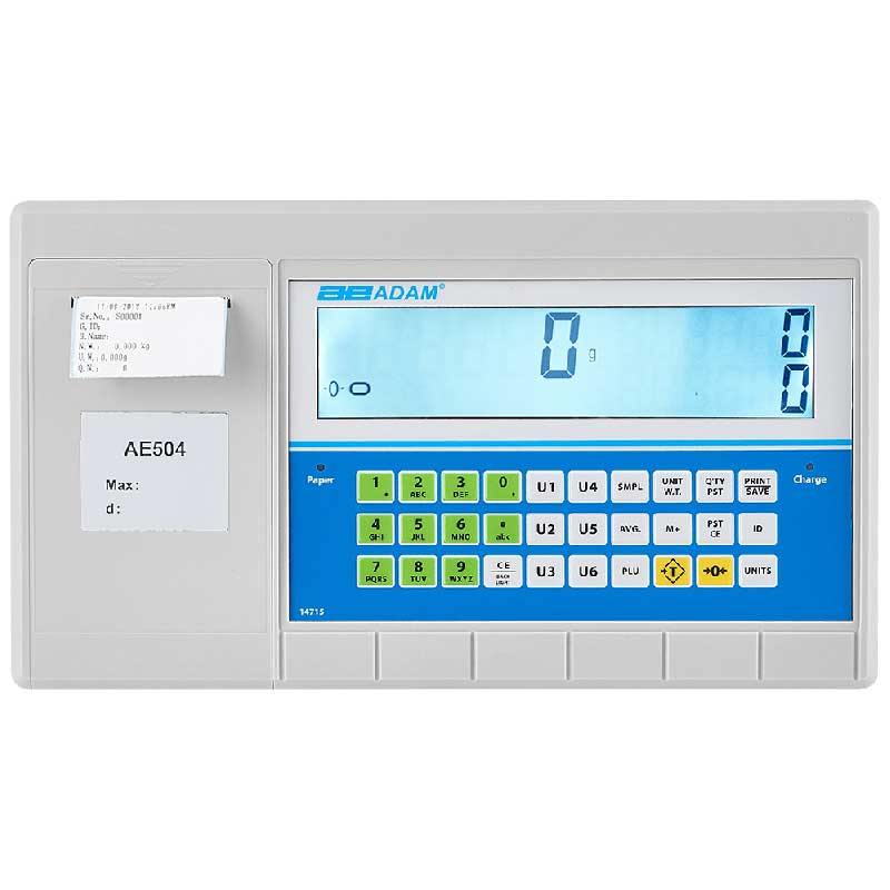 Adam Equipment AE 504 Selectable Capacity, Advanced Label Printing Indicator - 12 Month Warranty