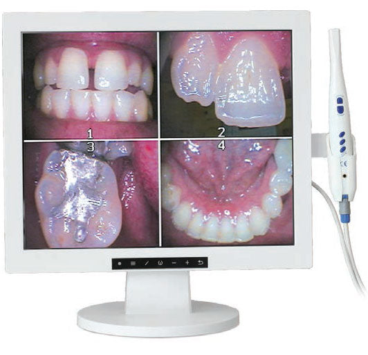 TPC Dental AIC3IN1W 17" Flat Screen Monitor Multi-Media, Build-in DS, with AIC5888 Intra-oral Camera Pkg
