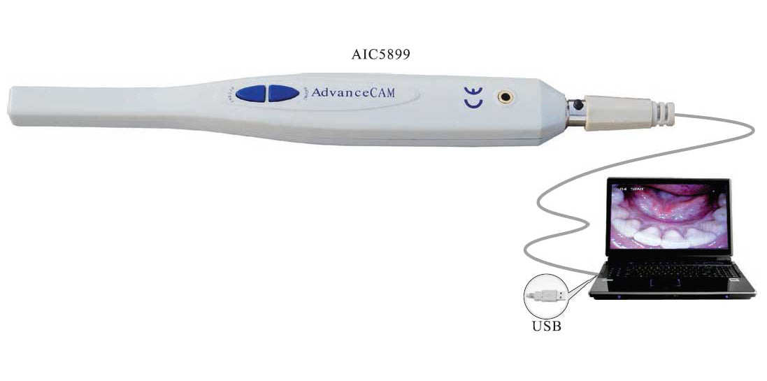 TPC Dental AIC5899/899 Advance CAM USB Direct Intraoral Camera with Warranty