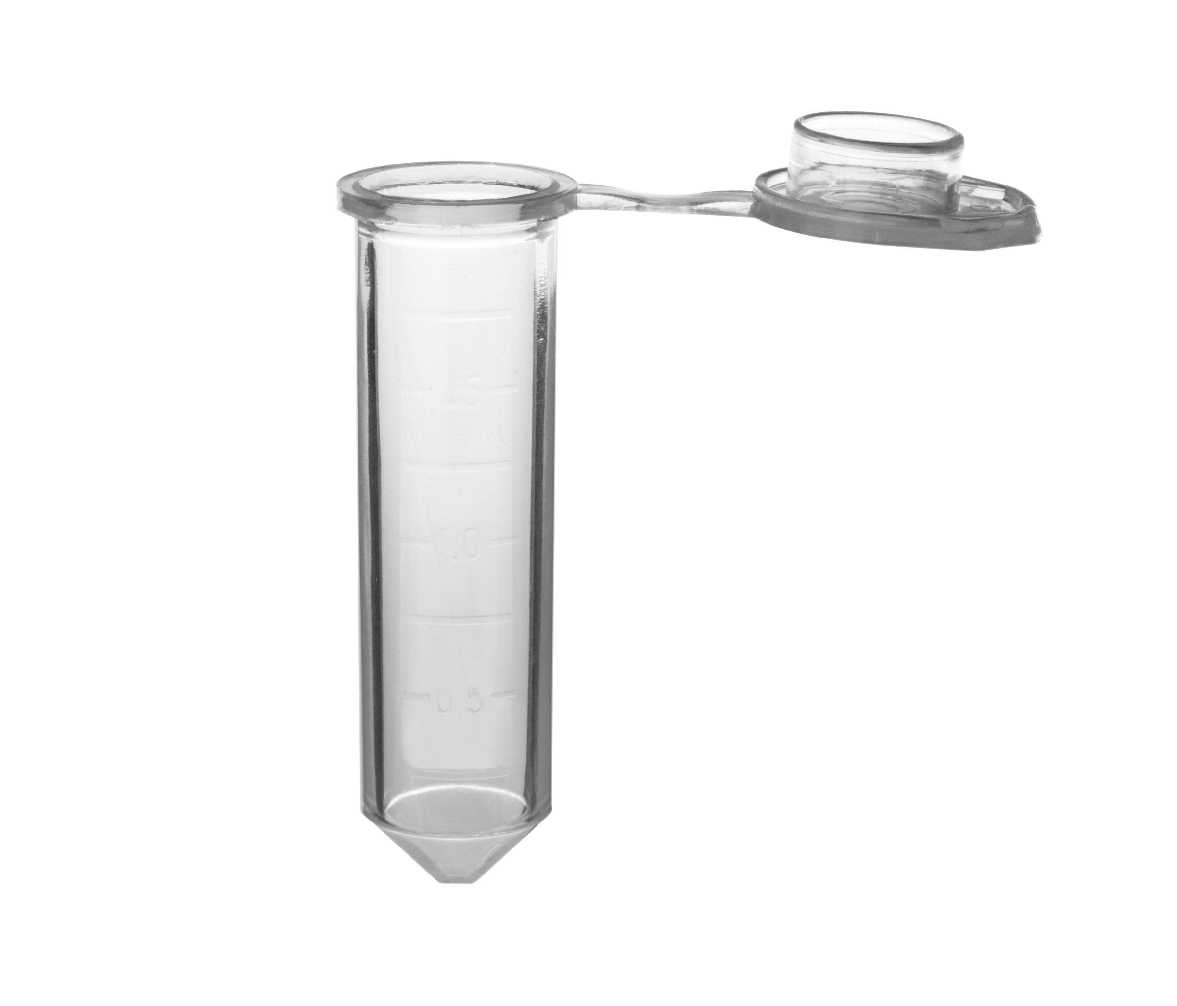 MTC Bio C2002, SureSeal Microcentrifuge Tube with Cap, 2.0ml, Clear, Sterile, with Self-Standing Bag & Stop-Pops, 500/pk