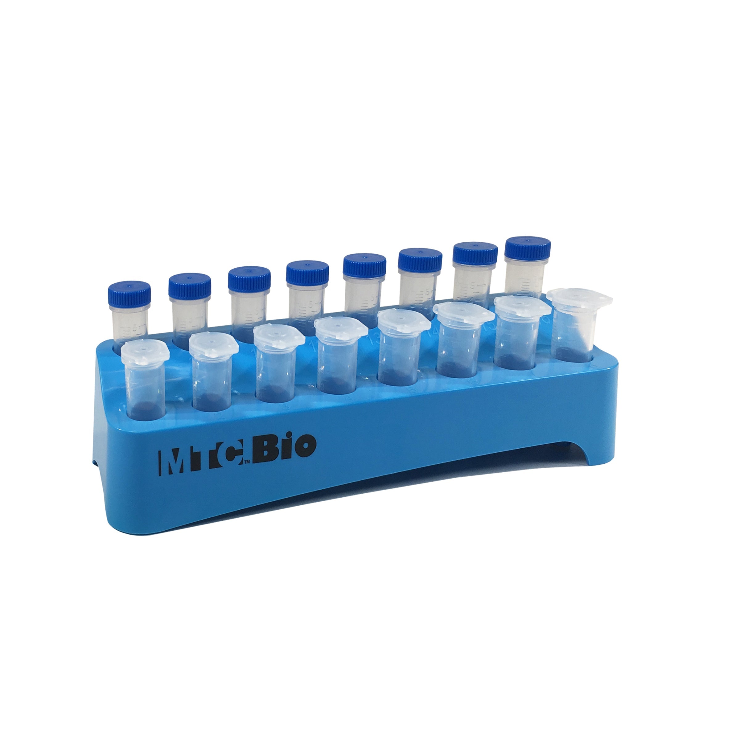 MTC Bio C2590, 2-Tiered Rack for 5ml Macrotubes, 16 Place, 1 Rack