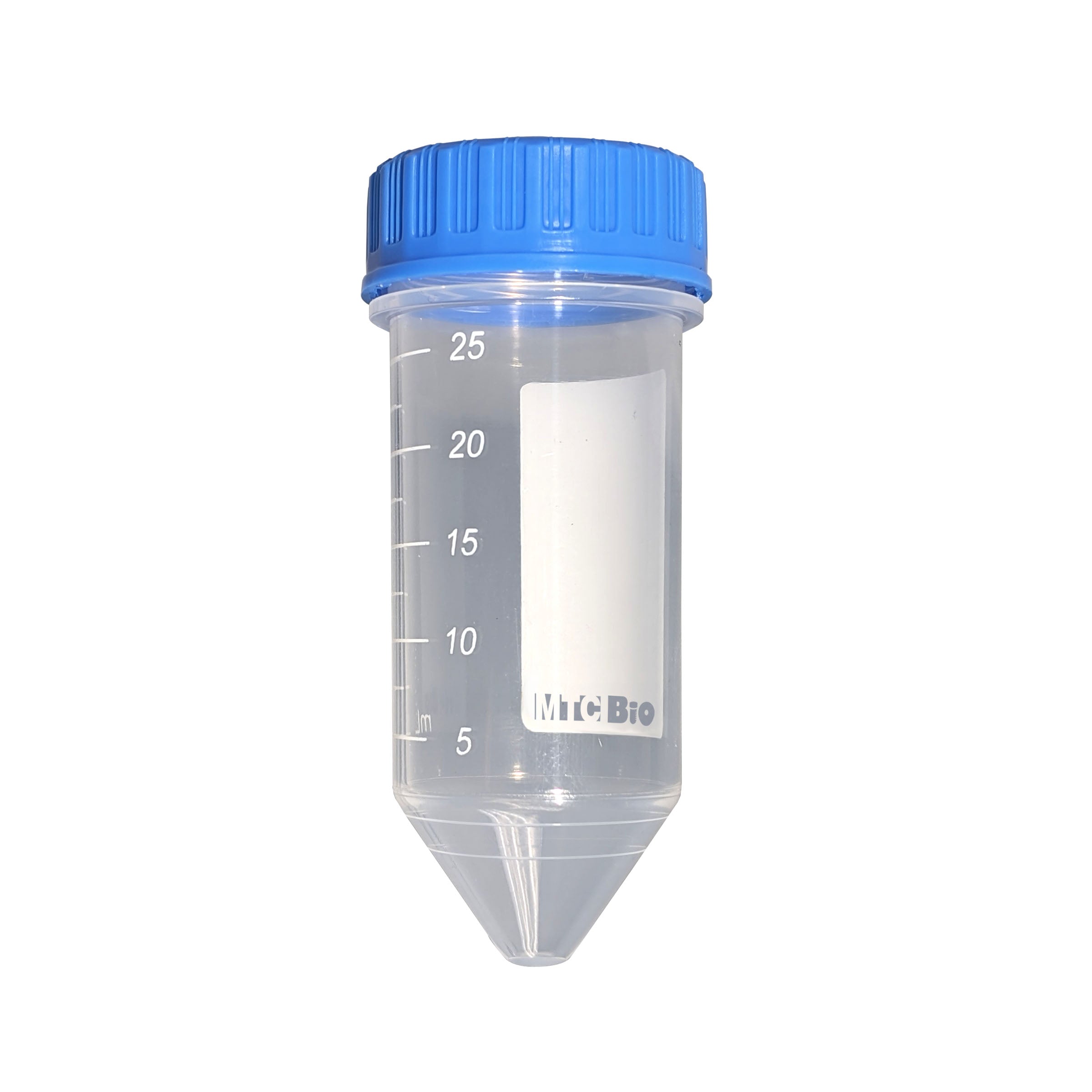 MTC Bio C2625-B, 25ml PP (27x77mm), with Screw Cap, Sterile, 8 Bags of 25 Tubes, 200/pack