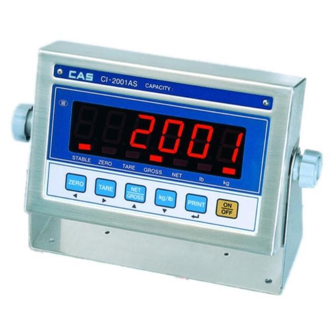 CAS CI-2001AS, CI-2001 Indicator with Bright LED Display & Stainless Steel Case with 2 Year Warranty