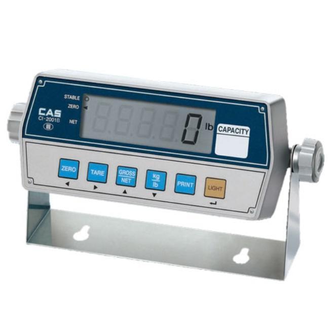 CAS CI-2001BS, CI-2001 Indicator with LCD & Backlight & Stainless Steel Case with 2 Year Warranty
