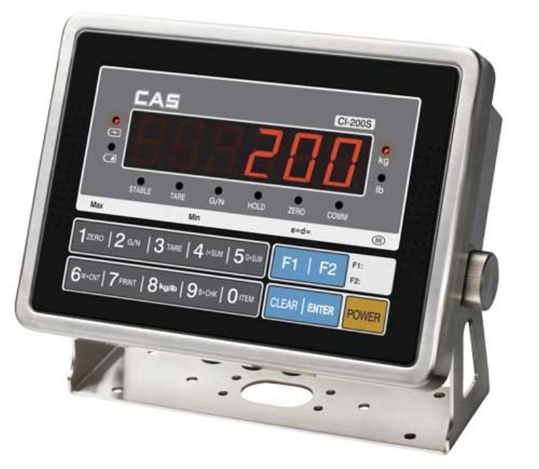 CAS CI-200SC, Indicator with LED Display - AC/Rechargeable Battery with 2 Year Warranty