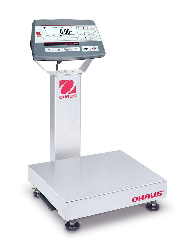 Ohaus D52XW50RQR1 Defender 5000 Standard Bench Scale, 100 x 0.005 lbs with Warranty