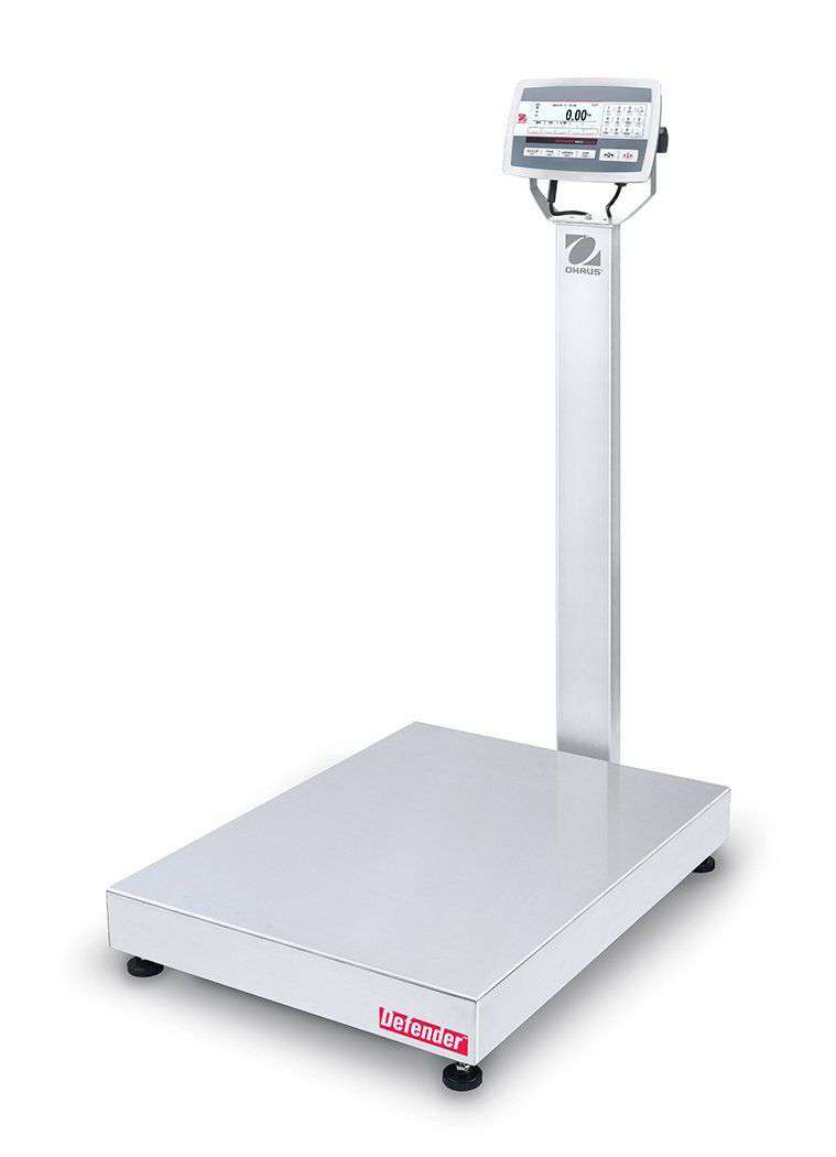 Ohaus D52XW125WQV8 Defender 5000 Washdown Bench Scale, 250 x 0.01 lbs with Warranty
