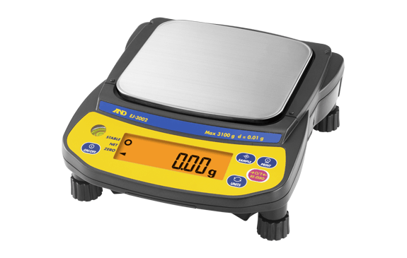 A&D Weighing Newton EJ-3002 Portable Balance, 3100g x 0.01g with External Calibration with Warranty