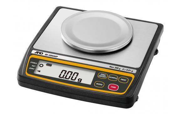 A&D Weighing EK-300AEP Intrinsically Safe Portable Balance, 300g x 0.01g with External Calibration