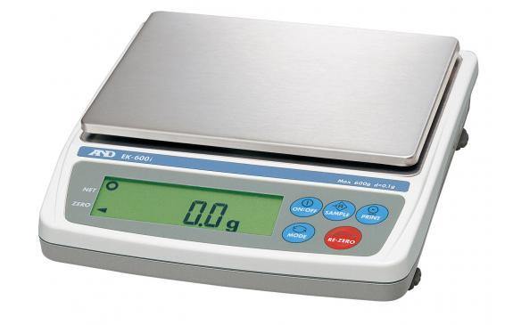 A&D Weighing EK-12Ki Compact Balance, 12000g x 1g with External Calibration, NTEP with Warranty