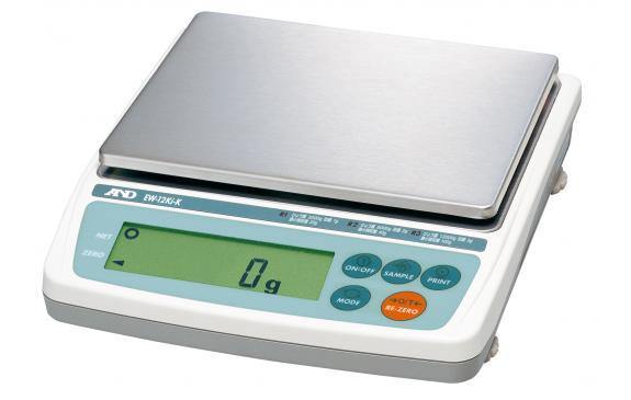 A&D Weighing EW-12Ki Compact Balance, 3000/6000/12000g x 1/2/5g, External Calibration NTEP with Warranty