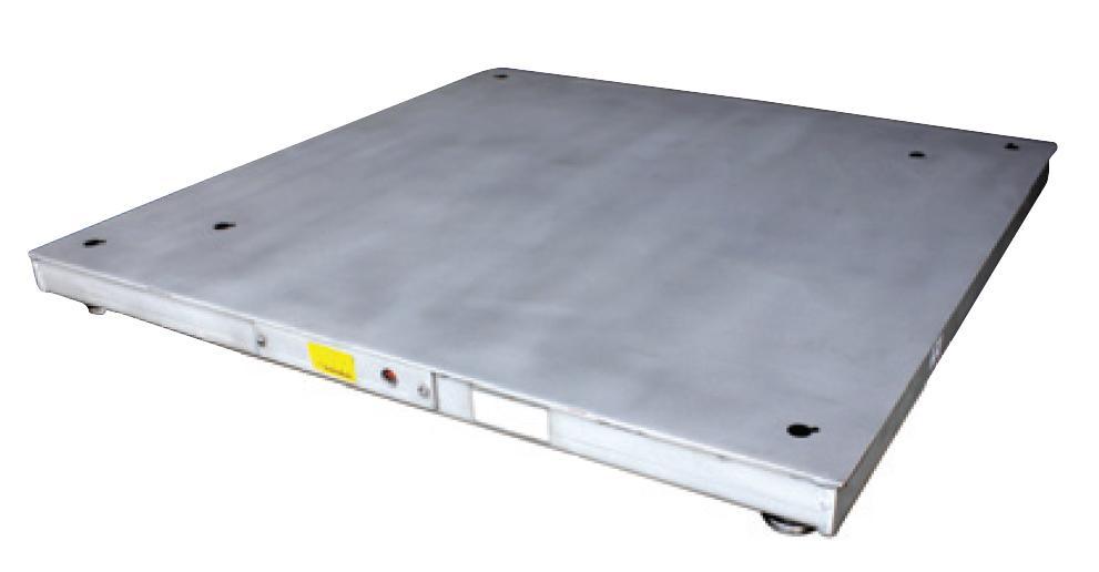 CAS HFS-SS-3636-02, 2500 lbs, HSF-SS Stainless Steel Floor Scale, 3 x 3 with 2 Year Warranty